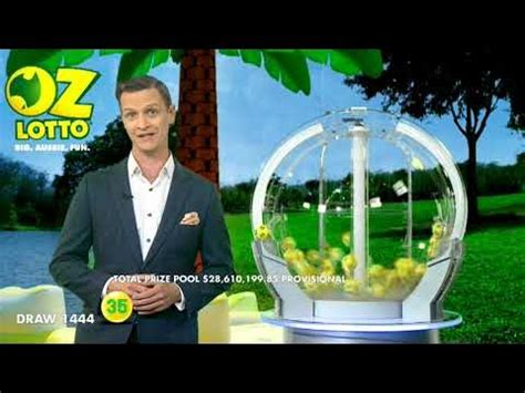 OZ LOTTO Draw 1444 .